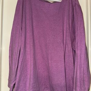 Croft & Barrow Women's Plus Lavender Pullover
